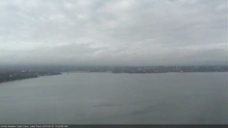 Lake Travis webcam, February 1, 2019 9:25 AM CT