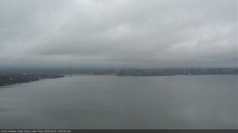 Lake Travis webcam, February 1, 2019 9:55 AM CT