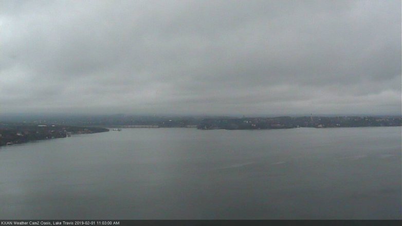 Lake Travis webcam, February 1, 2019 10:05 AM CT