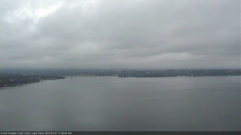 Lake Travis webcam, February 1, 2019 10:10 AM CT