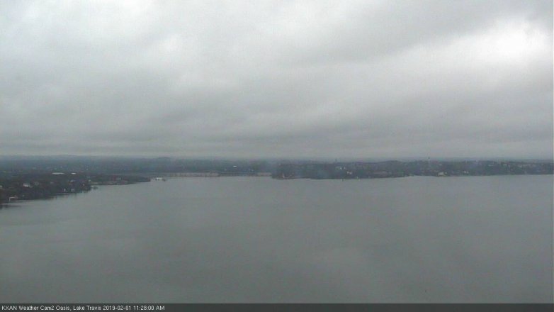 Lake Travis webcam, February 1, 2019 10:30 AM CT