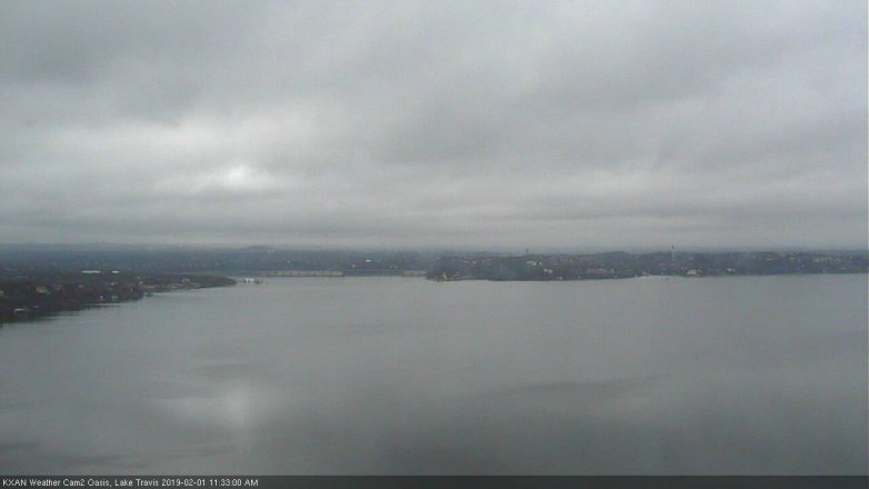 Lake Travis webcam, February 1, 2019 10:35 AM CT