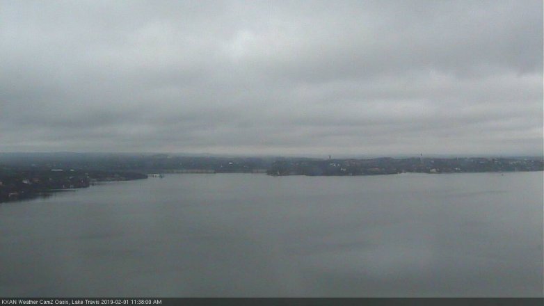 Lake Travis webcam, February 1, 2019 10:40 AM CT