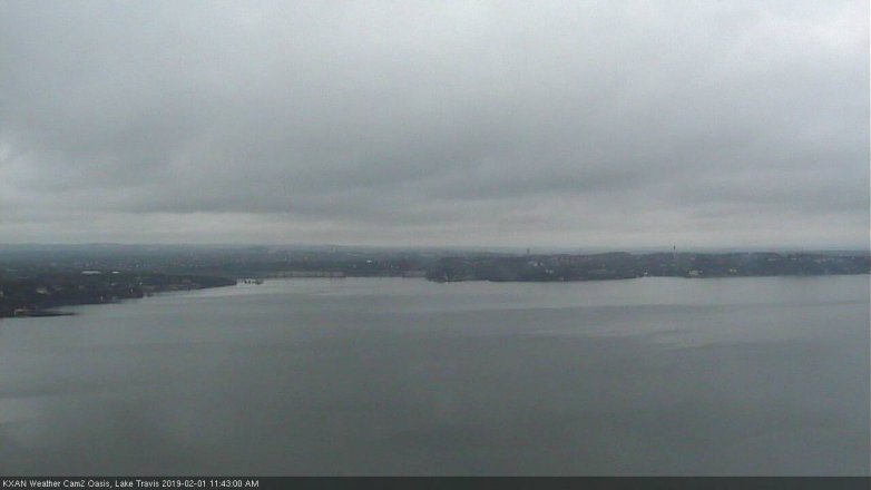 Lake Travis webcam, February 1, 2019 10:45 AM CT