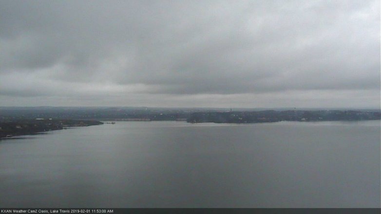 Lake Travis webcam, February 1, 2019 10:55 AM CT