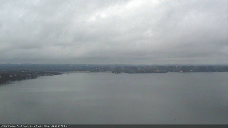 Lake Travis webcam, February 1, 2019 11:15 AM CT