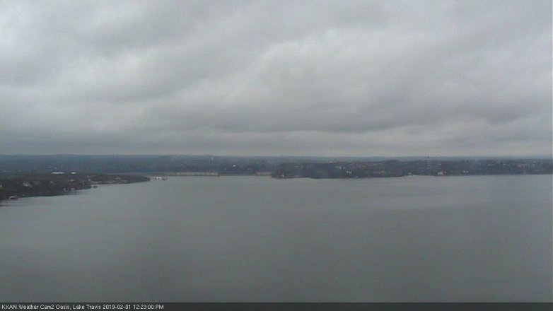 Lake Travis webcam, February 1, 2019 11:25 AM CT