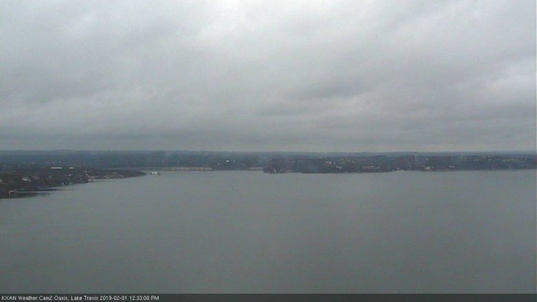 Lake Travis webcam, February 1, 2019 11:35 AM CT