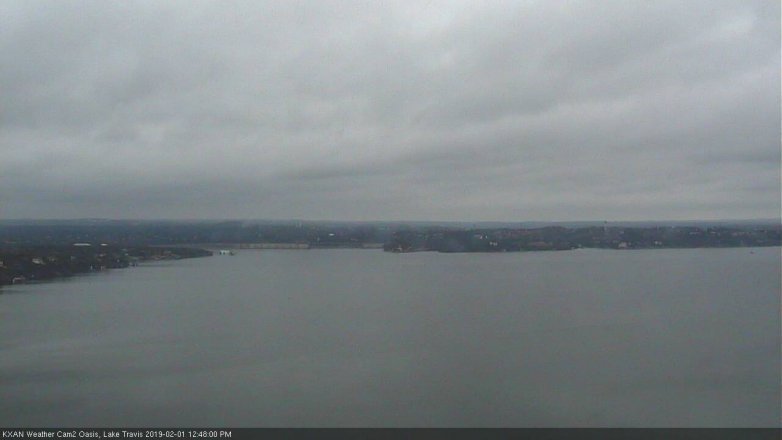 Lake Travis webcam, February 1, 2019 11:50 AM CT
