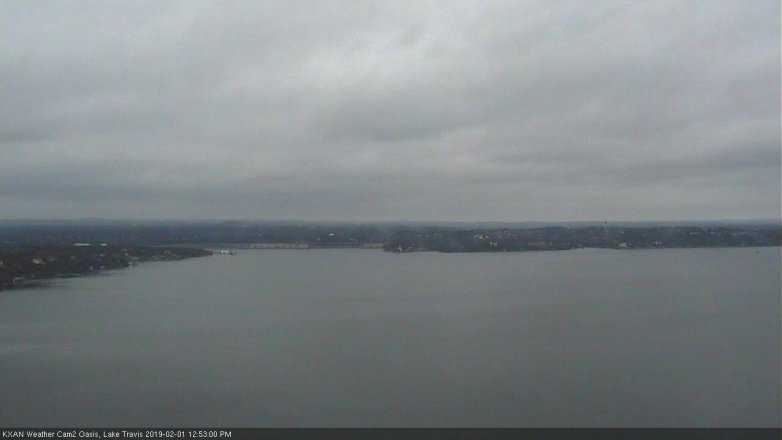 Lake Travis webcam, February 1, 2019 11:55 AM CT