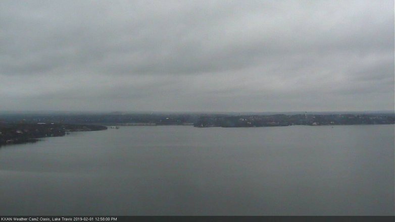 Lake Travis webcam, February 1, 2019 12:00 PM CT
