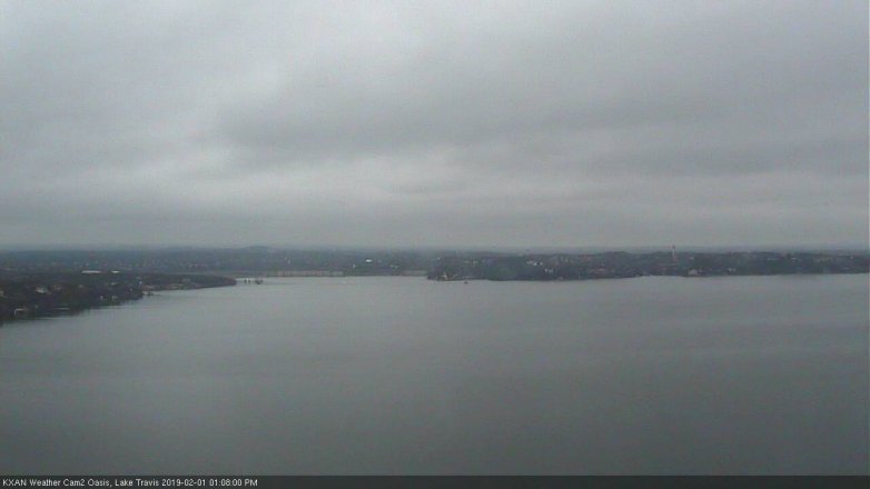 Lake Travis webcam, February 1, 2019 12:10 PM CT