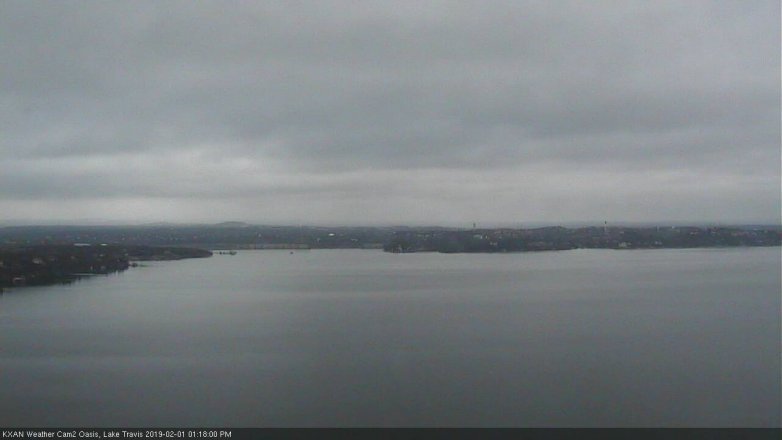 Lake Travis webcam, February 1, 2019 12:20 PM CT