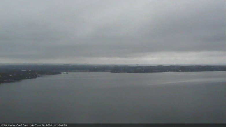 Lake Travis webcam, February 1, 2019 12:35 PM CT