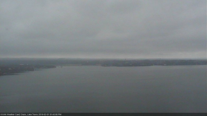 Lake Travis webcam, February 1, 2019 12:45 PM CT