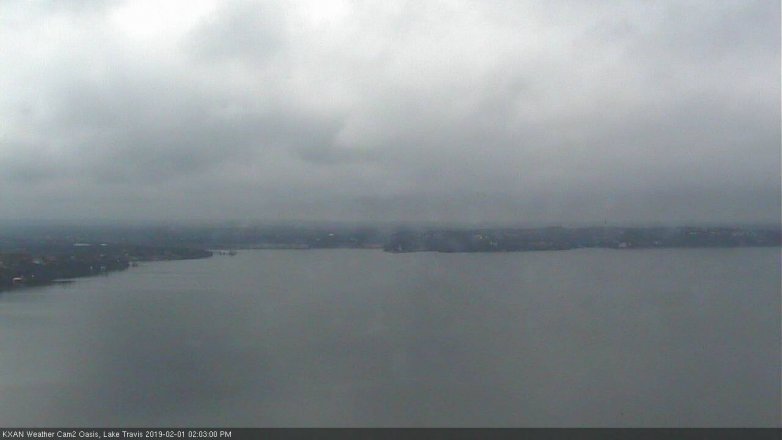 Lake Travis webcam, February 1, 2019 1:05 PM CT