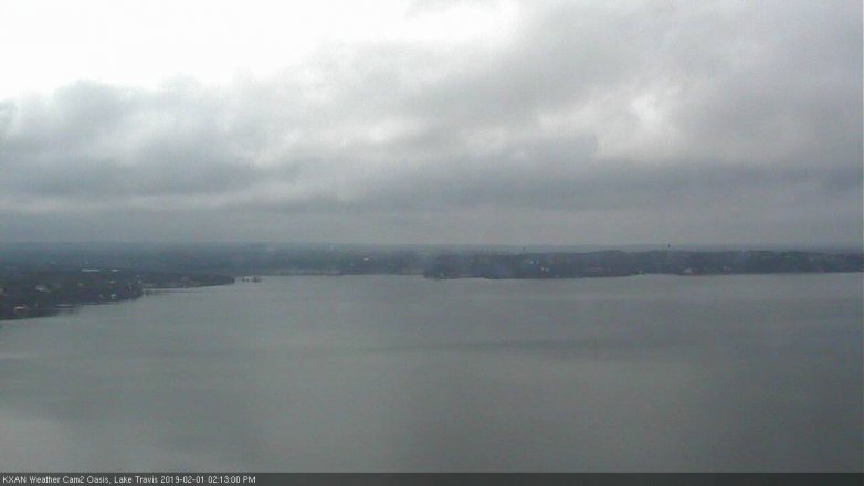 Lake Travis webcam, February 1, 2019 1:15 PM CT
