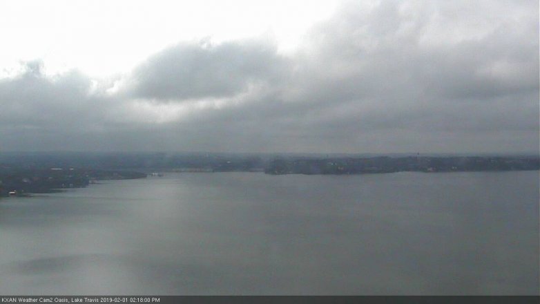 Lake Travis webcam, February 1, 2019 1:20 PM CT