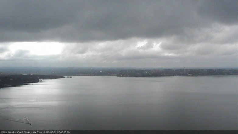 Lake Travis webcam, February 1, 2019 1:45 PM CT