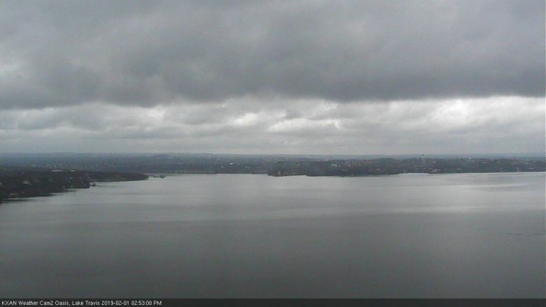 Lake Travis webcam, February 1, 2019 1:55 PM CT