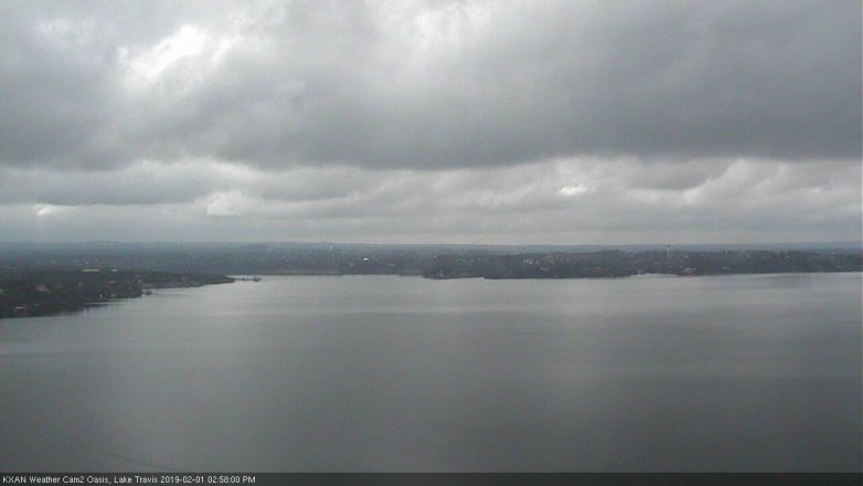 Lake Travis webcam, February 1, 2019 2:00 PM CT