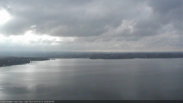 Lake Travis webcam, February 1, 2019 2:10 PM CT