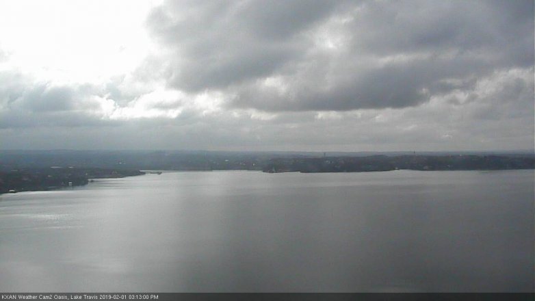 Lake Travis webcam, February 1, 2019 2:15 PM CT