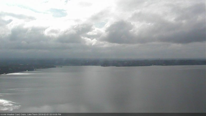 Lake Travis webcam, February 1, 2019 2:20 PM CT