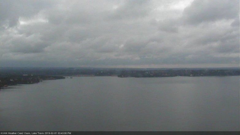 Lake Travis webcam, February 1, 2019 2:45 PM CT