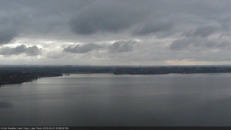 Lake Travis webcam, February 1, 2019 3:00 PM CT