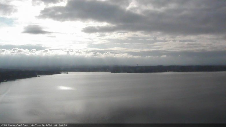 Lake Travis webcam, February 1, 2019 3:20 PM CT