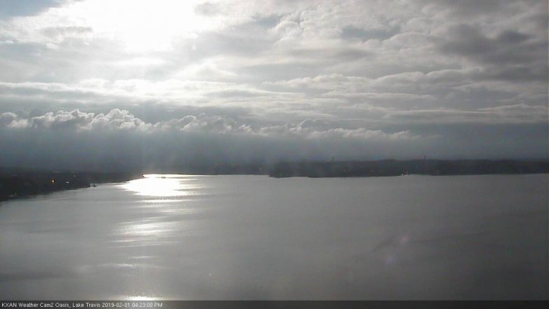 Lake Travis webcam, February 1, 2019 3:25 PM CT