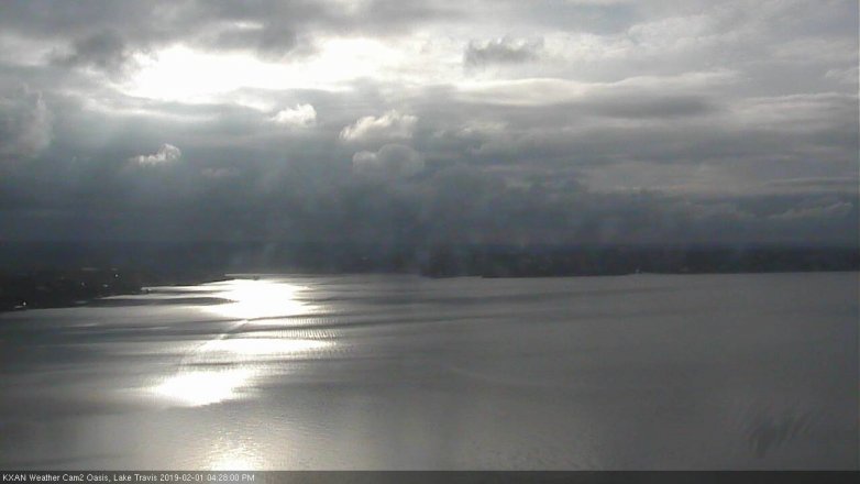 Lake Travis webcam, February 1, 2019 3:30 PM CT