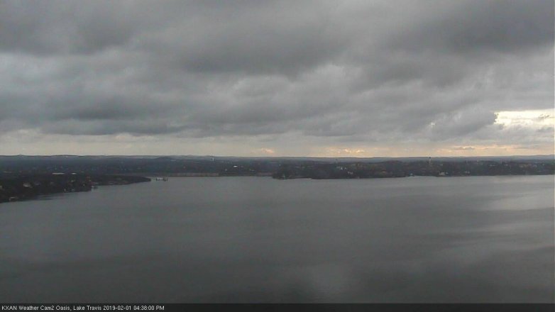 Lake Travis webcam, February 1, 2019 3:40 PM CT
