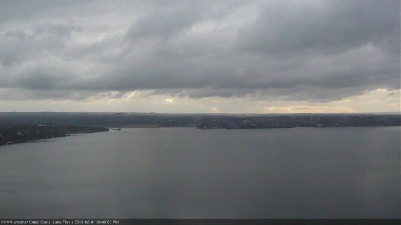 Lake Travis webcam, February 1, 2019 3:50 PM CT