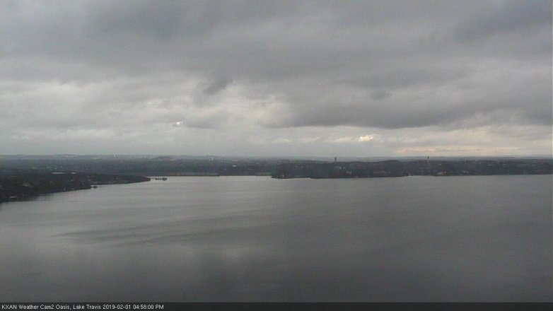 Lake Travis webcam, February 1, 2019 4:00 PM CT