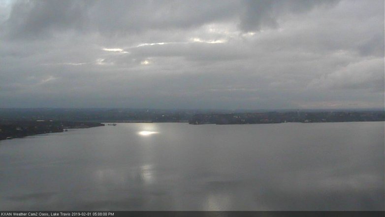 Lake Travis webcam, February 1, 2019 4:10 PM CT