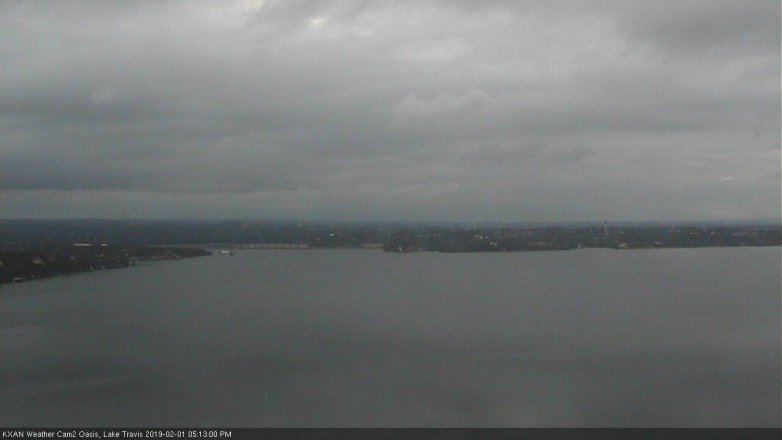 Lake Travis webcam, February 1, 2019 4:15 PM CT