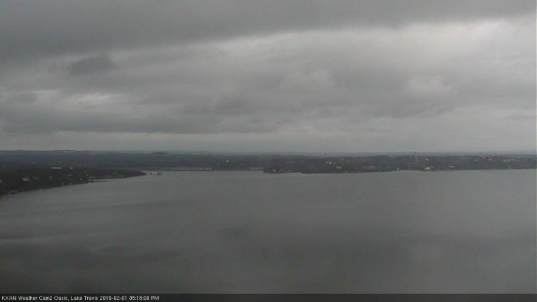 Lake Travis webcam, February 1, 2019 4:20 PM CT