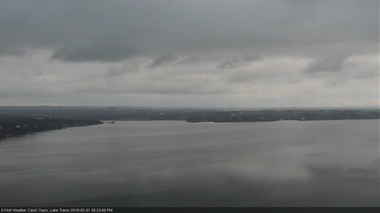 Lake Travis webcam, February 1, 2019 4:25 PM CT