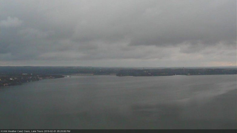 Lake Travis webcam, February 1, 2019 4:30 PM CT