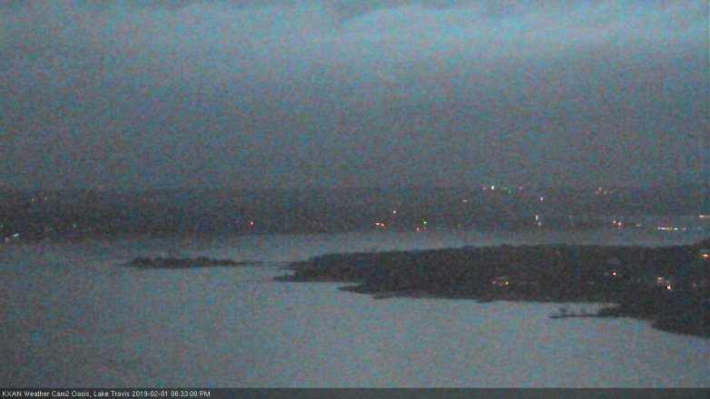 Lake Travis webcam, February 1, 2019 5:35 PM CT