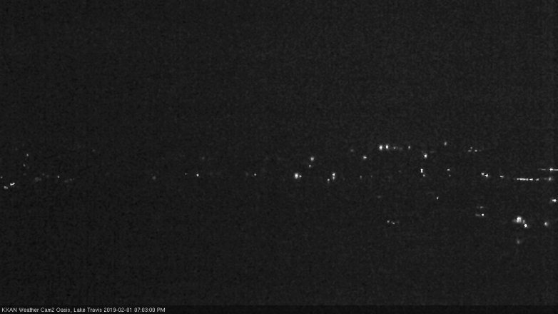 Lake Travis webcam, February 1, 2019 6:05 PM CT