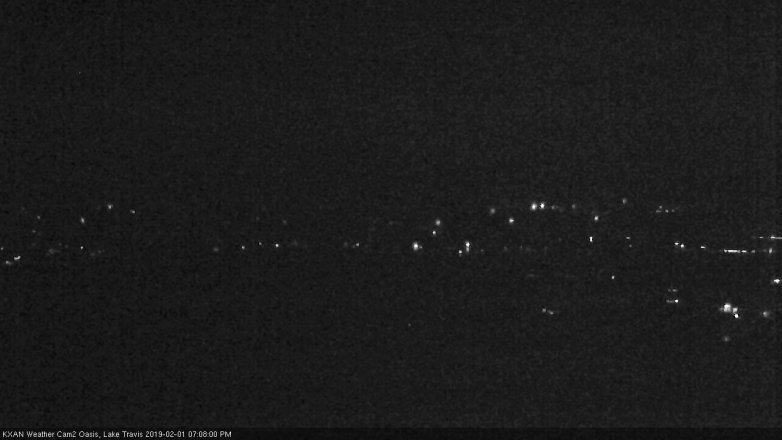 Lake Travis webcam, February 1, 2019 6:10 PM CT