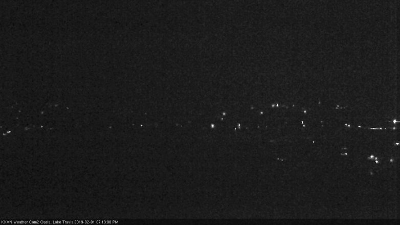 Lake Travis webcam, February 1, 2019 6:15 PM CT