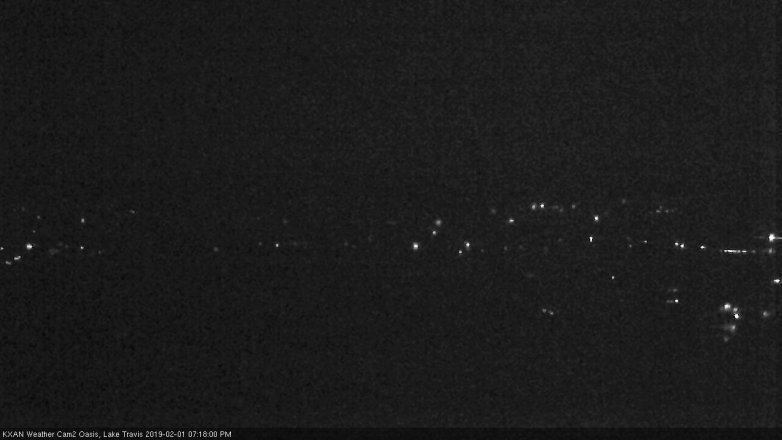 Lake Travis webcam, February 1, 2019 6:20 PM CT