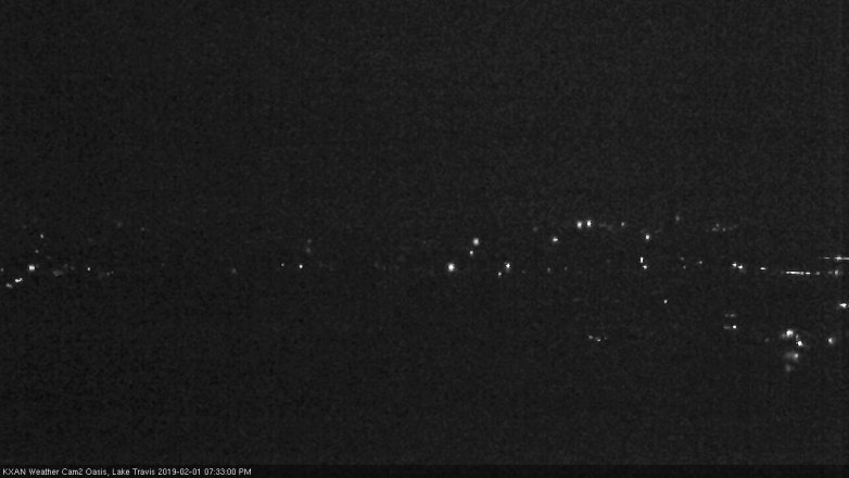 Lake Travis webcam, February 1, 2019 6:35 PM CT