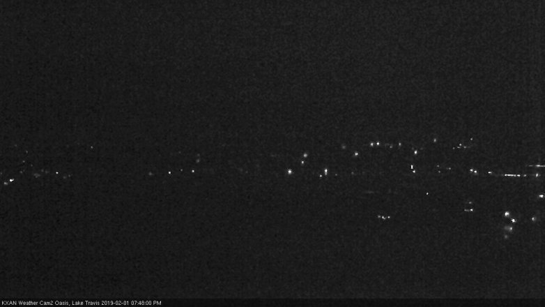 Lake Travis webcam, February 1, 2019 6:50 PM CT