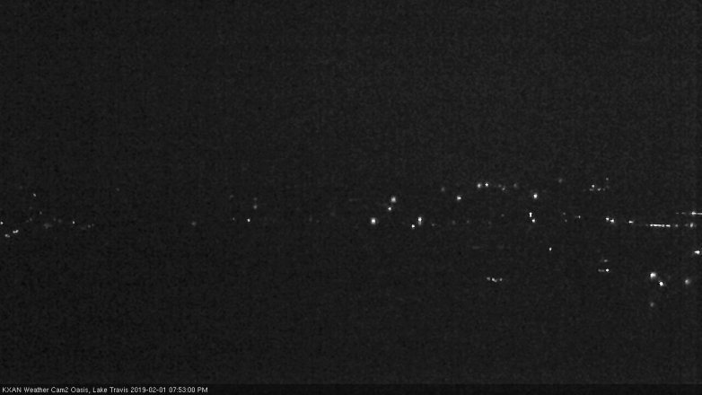 Lake Travis webcam, February 1, 2019 6:55 PM CT