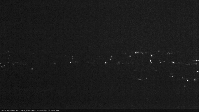 Lake Travis webcam, February 1, 2019 7:10 PM CT